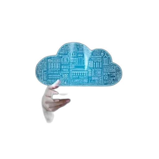 business, man, showing, word, cloud, tablet transparent PNG cut-out