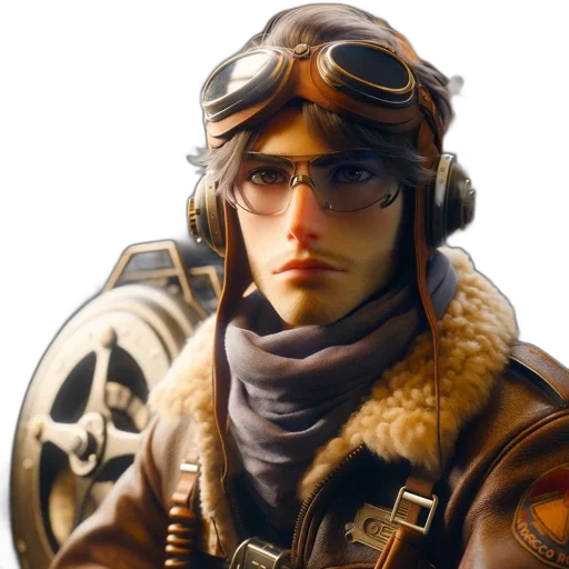 face, jacket, weapon, mask, concept art, photorealistic, comic book art, fantasy art transparent PNG cut-out