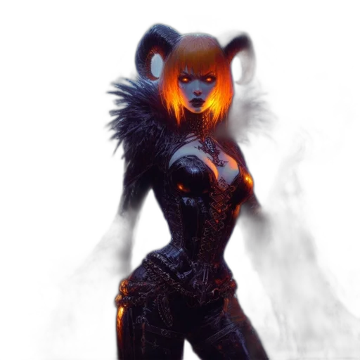 mask, creature, animal, fantasy art, concept art, comic book art, cyberpunk, dark transparent PNG cut-out