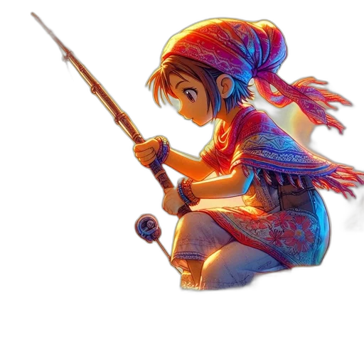 weapon, sword, staff, concept art, fantasy art, watercolor, pixel art, underwater transparent PNG cut-out