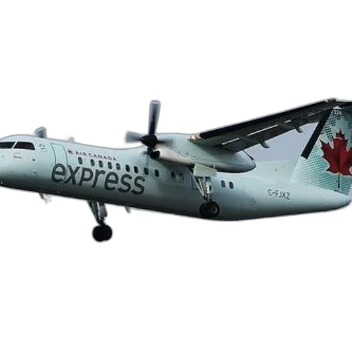 small, air, canada, express, airplane, flying, sky transparent PNG cut-out
