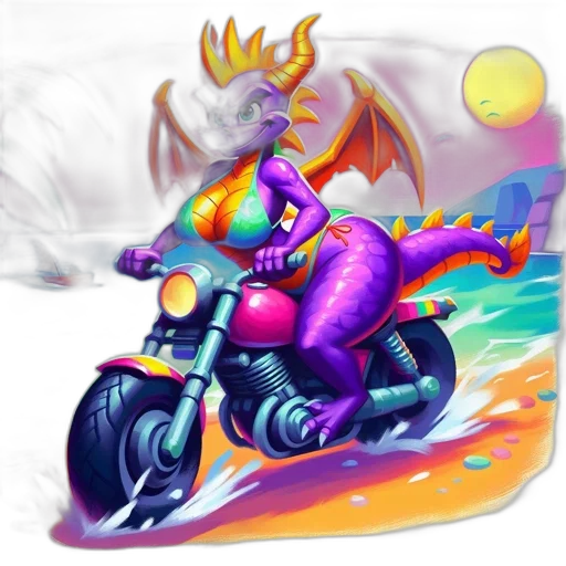 dragon, concept art, fantasy art, pixel art, vaporwave, purple, dragon-like, creature transparent PNG cut-out