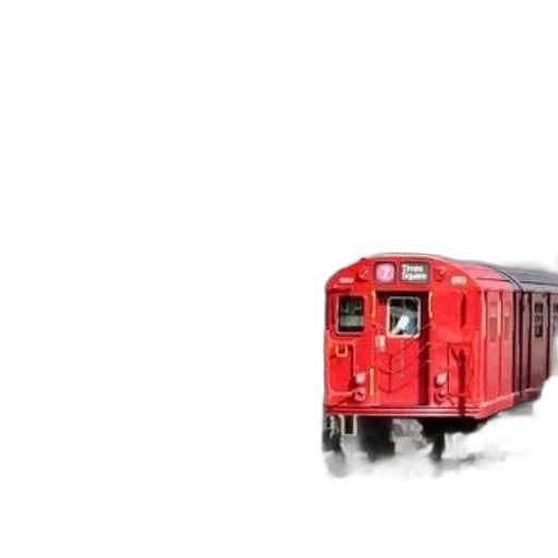 animal, car, 3d render, photorealistic, concept art, red, vibrant, train transparent PNG cut-out