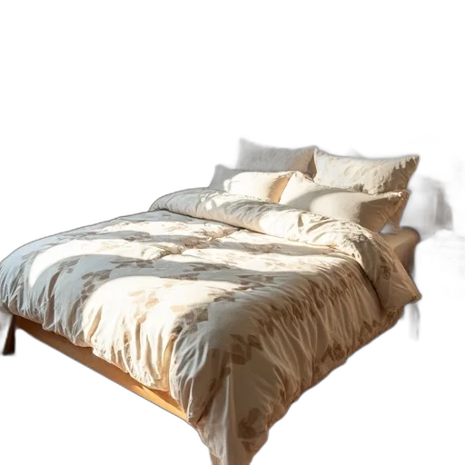 furniture, 3d render, photorealistic, concept art, earth tones, bedroom, scene, large transparent PNG cut-out