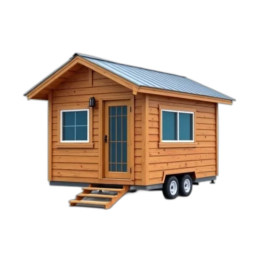 furniture, building, 3d render, concept art, photorealistic, small, wooden, cabin transparent PNG cut-out