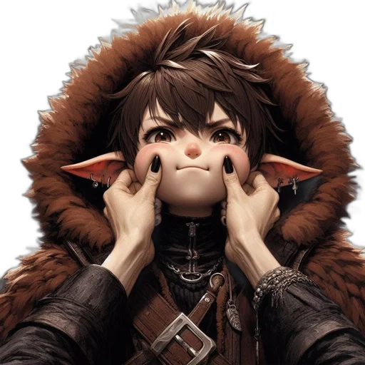 face, mask, creature, dragon, fantasy art, concept art, photorealistic, anime transparent PNG cut-out