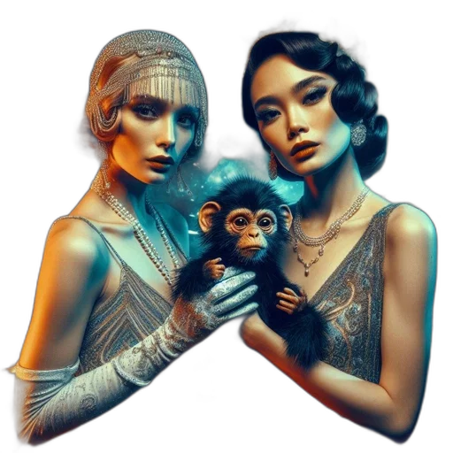 jewelry, mask, concept art, photorealistic, fantasy art, cyberpunk, neon lights, blue transparent PNG cut-out