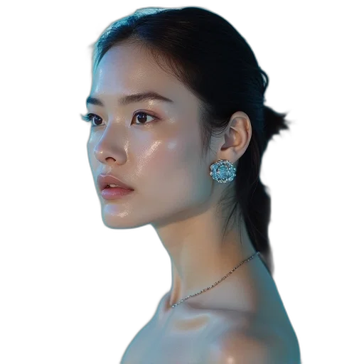 jewelry, face, crown, dress transparent PNG cut-out