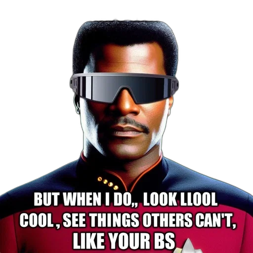 robot, face, cyberpunk, 3d render, image, features, geordi, forge transparent PNG cut-out