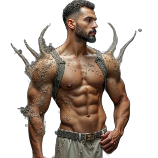 animal, creature, dragon, weapon, fantasy art, photorealistic, concept art, 3d render transparent PNG cut-out