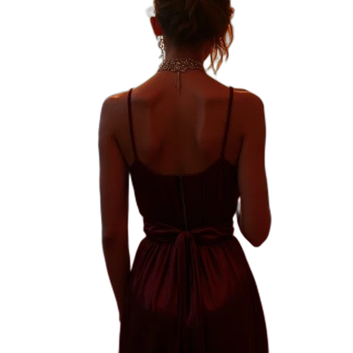 dress, jewelry, crown, staff transparent PNG cut-out