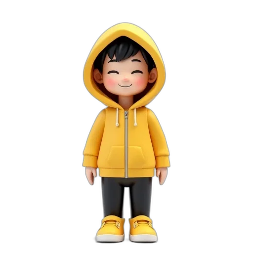 jacket, face, 3d render, concept art, cartoon, photorealistic, golden, stylized transparent PNG cut-out