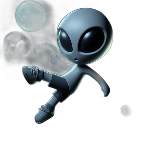 robot, staff, creature, concept art, 3d render, pixel art, fantasy art, outer space transparent PNG cut-out