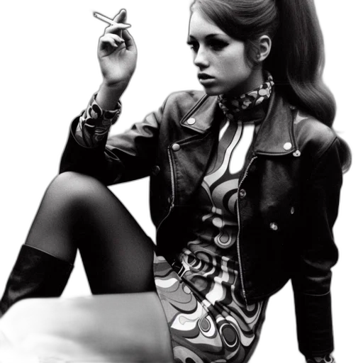 jacket, photorealistic, concept art, woman, retro, clothing, sporting, high transparent PNG cut-out