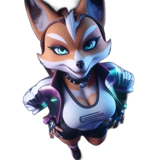 staff, jacket, animal, mask, concept art, 3d render, fantasy art, pixel art transparent PNG cut-out