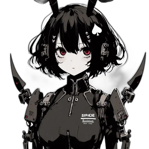 robot, weapon, animal, staff, cyberpunk, anime, concept art, pixel art transparent PNG cut-out