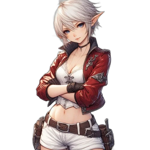 staff, jacket, weapon, sword, fantasy art, concept art, anime, pixel art transparent PNG cut-out