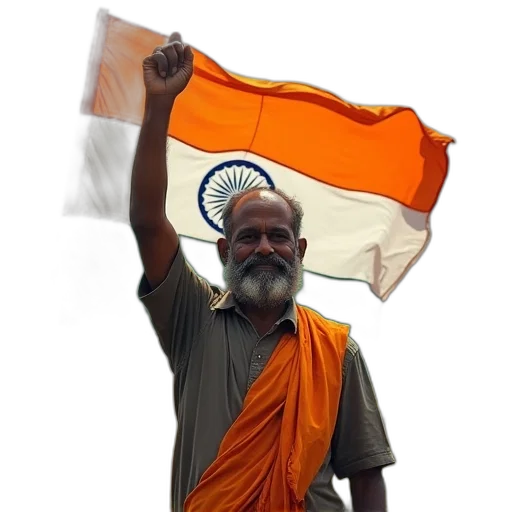 bharatiya, worker, his, hand transparent PNG cut-out