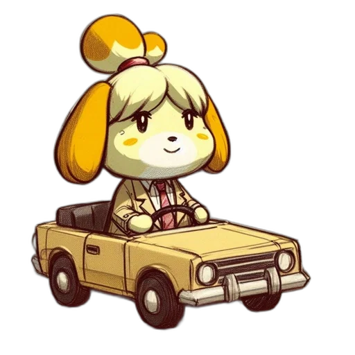 car, animal, staff, creature, pixel art, concept art, cartoon, anime transparent PNG cut-out