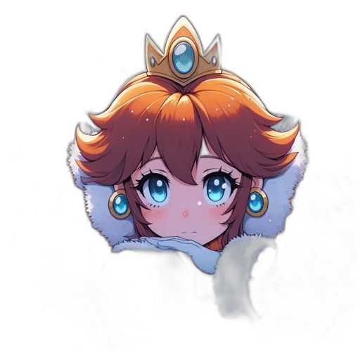 crown, staff, face, mask, anime, concept art, pixel art, fantasy art transparent PNG cut-out