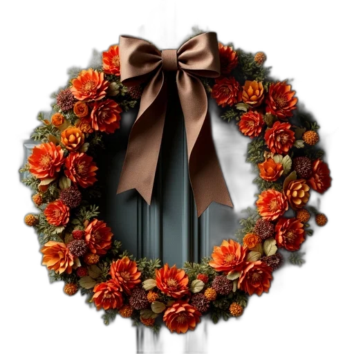 crown, flower, jewelry, staff, photorealistic, earth tones, dark, colorful transparent PNG cut-out