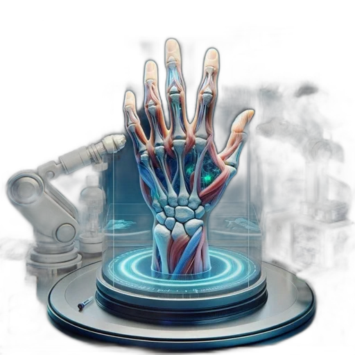 jewelry, robot, concept art, 3d render, cyberpunk, fantasy art, futuristic, laboratory transparent PNG cut-out