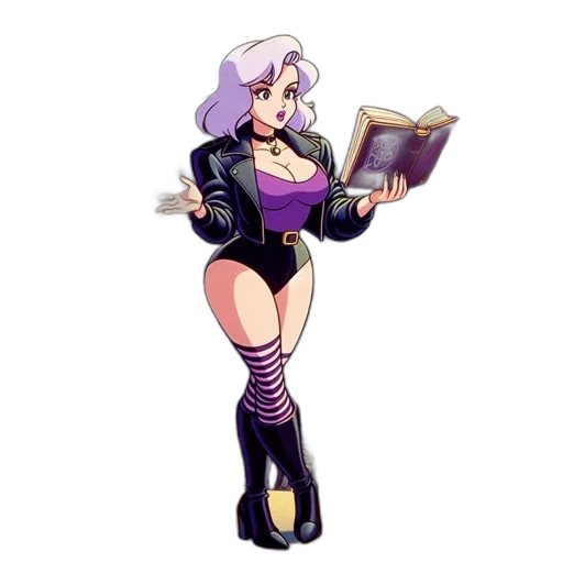 jacket, comic book art, pixel art, cartoon, concept art, illustrated, scene, shows transparent PNG cut-out