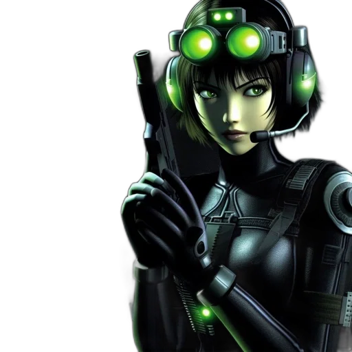 robot, cyberpunk, concept art, comic book art, 3d render, green, futuristic, figure transparent PNG cut-out