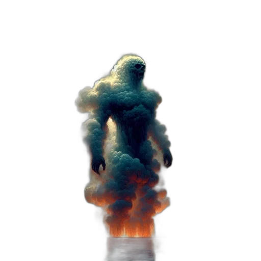 creature, jacket, bottle, staff, 3d render, concept art, pixel art, fantasy art transparent PNG cut-out
