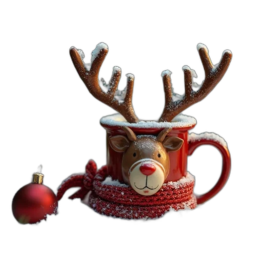 3d render, photorealistic, christmas, ornament transparent PNG cut-out