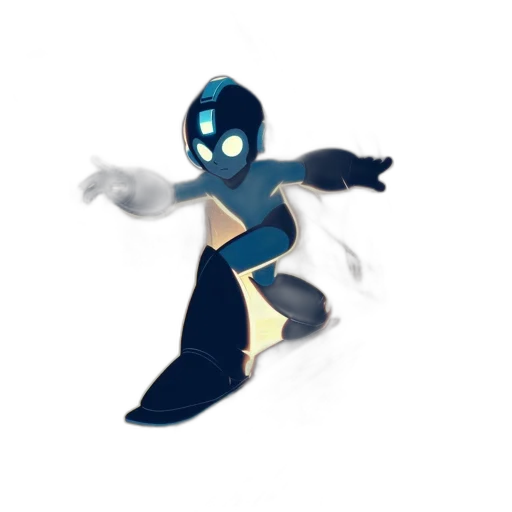 robot, mask, weapon, creature, concept art, pixel art, fantasy art, 3d render transparent PNG cut-out