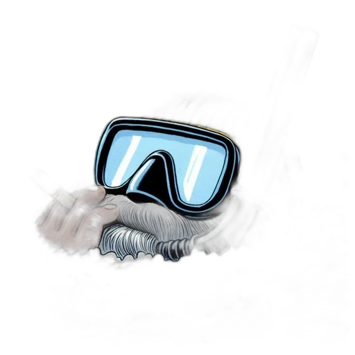 mask, face, robot, weapon, photorealistic, concept art, 3d render, watercolor transparent PNG cut-out