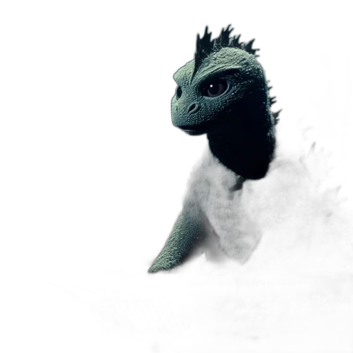 dragon, creature, animal, mask, concept art, fantasy art, 3d render, photorealistic transparent PNG cut-out