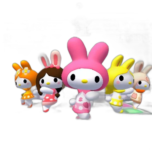 staff, 3d render, concept art, video, game, screenshot, animated, rabbit transparent PNG cut-out