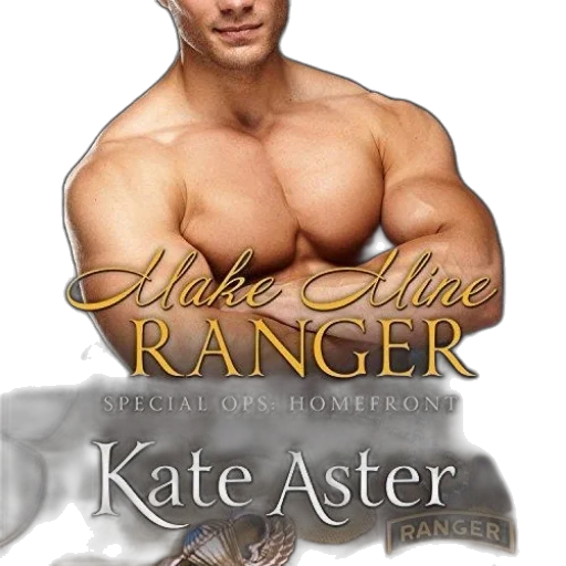 make, mine, ranger, kate, aster, romance, novel, featuring transparent PNG cut-out