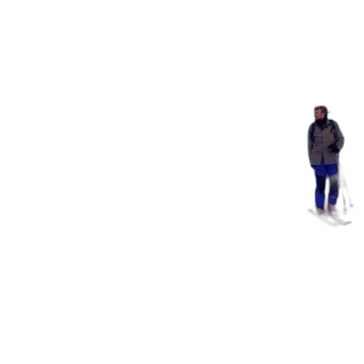 jacket, robot, umbrella, staff, 3d render, pixel art, concept art, photorealistic transparent PNG cut-out