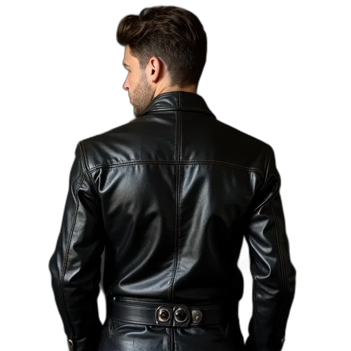jacket, photorealistic, 3d render, cyberpunk transparent PNG cut-out