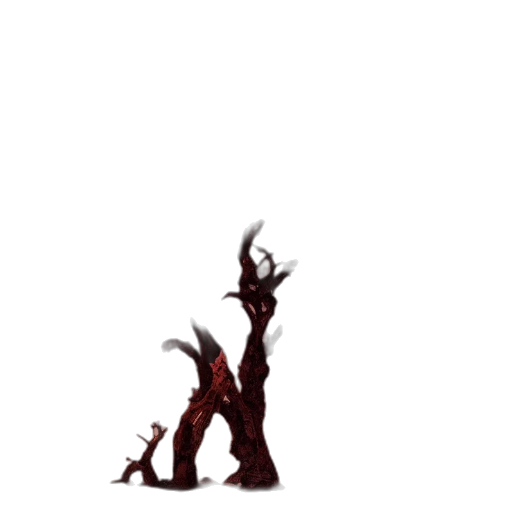 tree, dragon, creature, staff transparent PNG cut-out