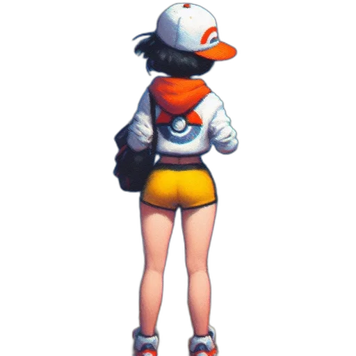 hat, jacket, dress, staff, pixel art, concept art, 3d render, photorealistic transparent PNG cut-out
