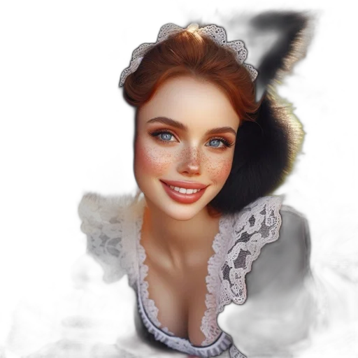 face, dress, jewelry, crown, photorealistic, oil painting, fantasy art, concept art transparent PNG cut-out