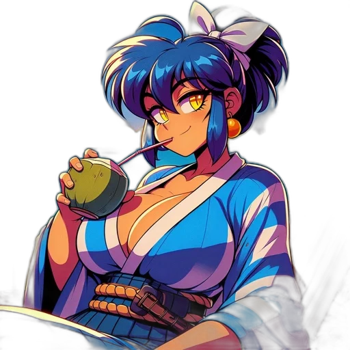 staff, vaporwave, anime, pixel art, concept art, neon lights, blue, neon transparent PNG cut-out