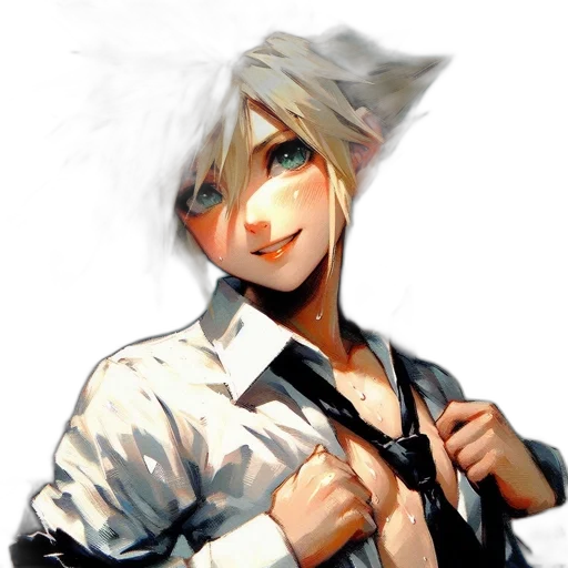staff, jacket, face, mask, pixel art, anime, fantasy art, concept art transparent PNG cut-out