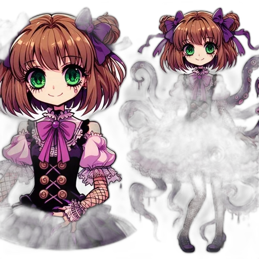pixel art, concept art, fantasy art, anime, dark, monochrome, pastel, colorful transparent PNG cut-out