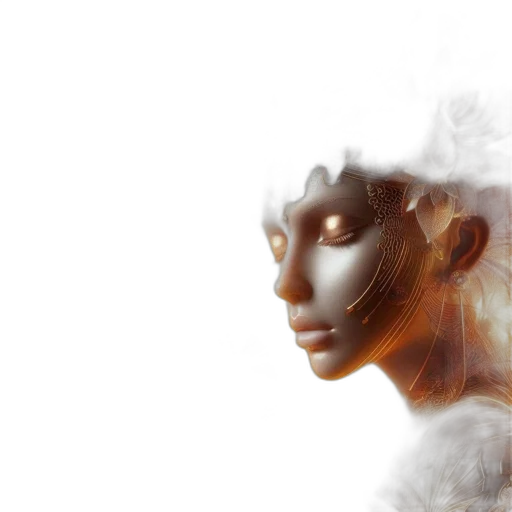 mask, face, creature, robot, 3d render, fantasy art, concept art, photorealistic transparent PNG cut-out