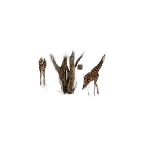 animal, creature, staff, hair, 3d render, pixel art, concept art, photorealistic transparent PNG cut-out