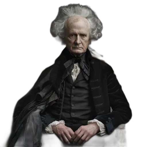face, staff, jacket, hair, photorealistic, concept art, elderly, man transparent PNG cut-out