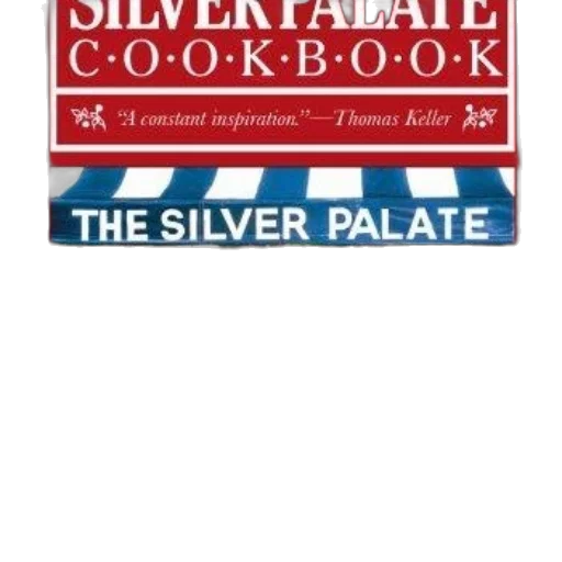 food, silver, palate, cookbook, featuring, blue, white, striped transparent PNG cut-out