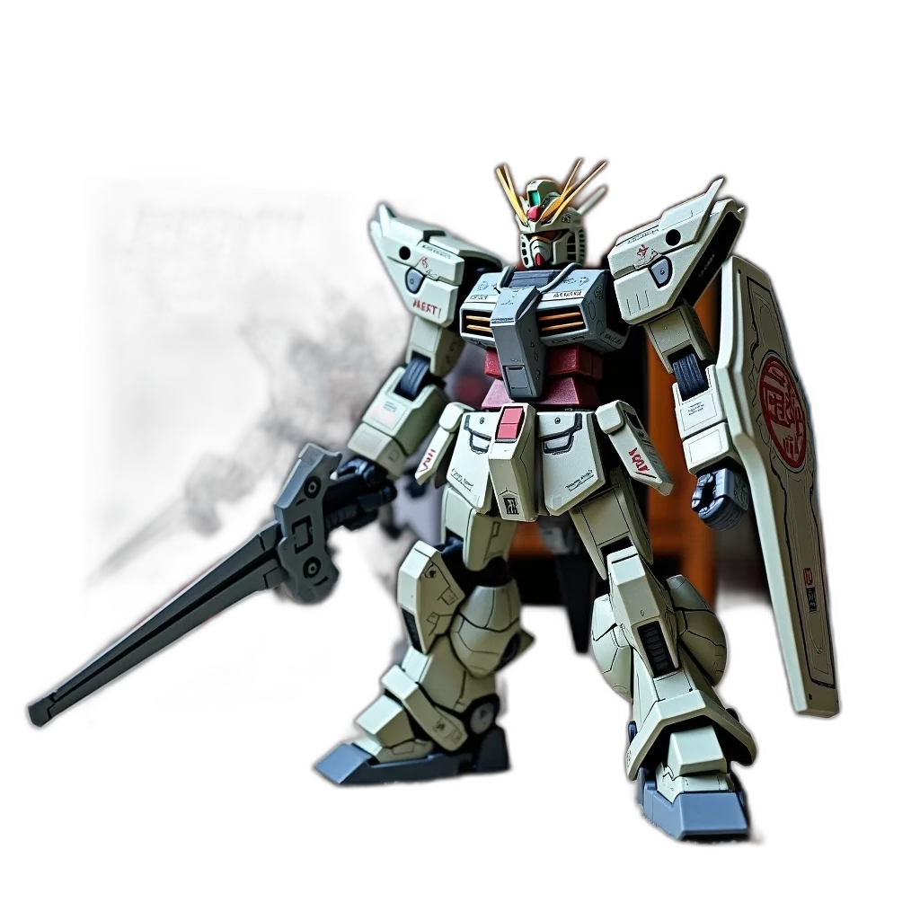 robot, weapon, sword, staff, 3d render, concept art, pixel art, outer space transparent PNG cut-out