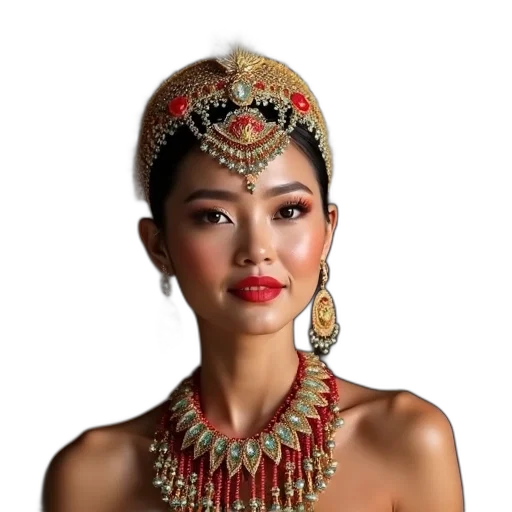 jewelry, crown, face, mask transparent PNG cut-out