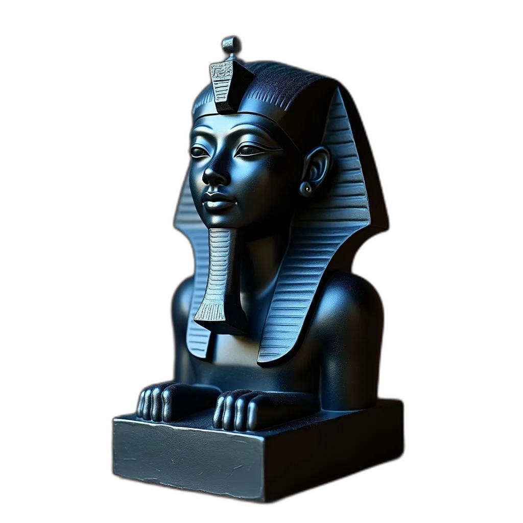 jewelry, mask, crown, robot, 3d render, photorealistic, concept art, fantasy art transparent PNG cut-out
